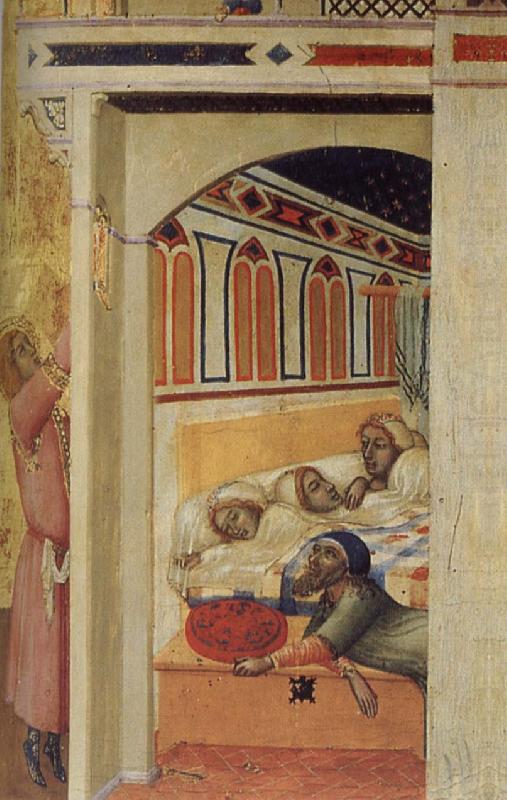 St. Nikolaus-barmhartighetsgarning, Ambrogio Lorenzetti